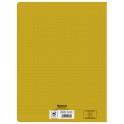 CAHIER PP RECYCLÉ 24X32 96P SÉYÈS JAUNE