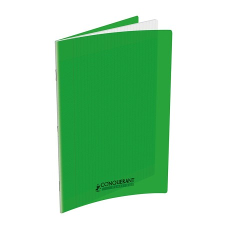 CAHIER PP VERT 24X32 60P SÉYÈS 90G PIQURE