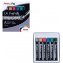 PENTEL ARTS 6 PASTELS COLORIS MÉTALISÉS ASSORTIS