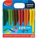 SCHOOL'PEPS INFINITY POT DE 72 CRAYONS DE COULEURS ASSORTIS