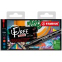 FREE ACRYLIC T300 5 MARQUEURS COLORIS ASSORTIS SET 2 URBAN