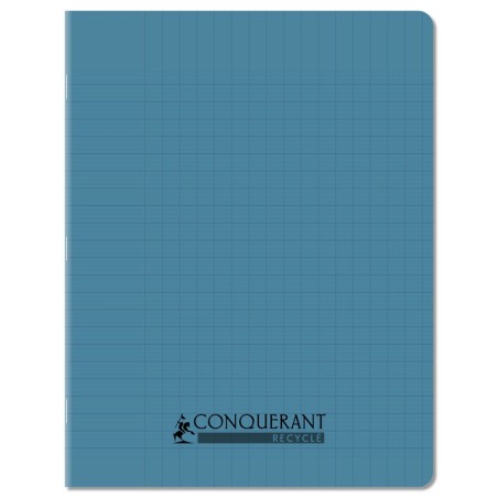 CAHIER PP RECYCLÉ 17X22 96P SÉYÈS BLEU