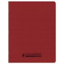 CAHIER PP RECYCLÉ 17X22 96P SÉYÈS ROUGE