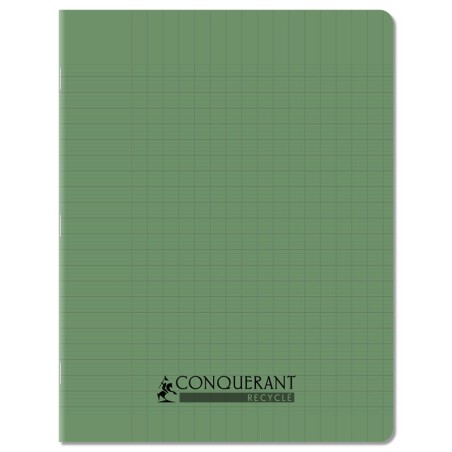 CAHIER PP RECYCLÉ 17X22 96P SÉYÈS VERT