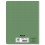 CAHIER PP RECYCLÉ 17X22 96P SÉYÈS VERT