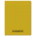 CAHIER PP RECYCLÉ 17X22 96P SÉYÈS JAUNE