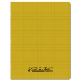 CAHIER PP RECYCLÉ 17X22 96P SÉYÈS JAUNE