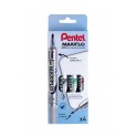 MAXIFLO OGIVE MOYEN 4 MARQUEURS COLORIS ASSORTIS