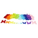150 PAPILLONS FEUTRINE ADHÉSIVE ASSORTIS