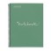BLOC NOTEBOOK SPIRALE A4 5X5 COUV CARTON RECYCLÉ MENTHE 80F 80GR