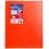 KOVERBOOK CAHIER 24X32 96P SÉYÈS ROUGE 90G PIQURE
