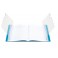 KOVERBOOK CAHIER 24X32 96P SÉYÈS VERT 90G PIQURE