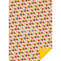 96F PAPIER IMPRIMES 21X29,7CM MOTIFS GEOMETRIQUES