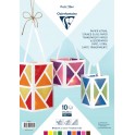 10F PAPIER VITRAIL 20X30CM ASSORTIS