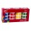 4 ROULEAUX 7080 GOMMETTES CARRÉES 20MM COLORIS ASSORTIS 