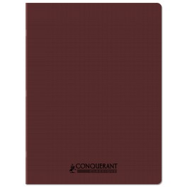 CAHIER PP MARRON 24X32 96P SÉYÈS 90G PIQURE