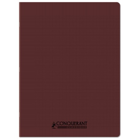 CAHIER PP MARRON 24X32 96P SÉYÈS 90G PIQURE