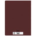 CAHIER PP MARRON 24X32 96P SÉYÈS 90G PIQURE