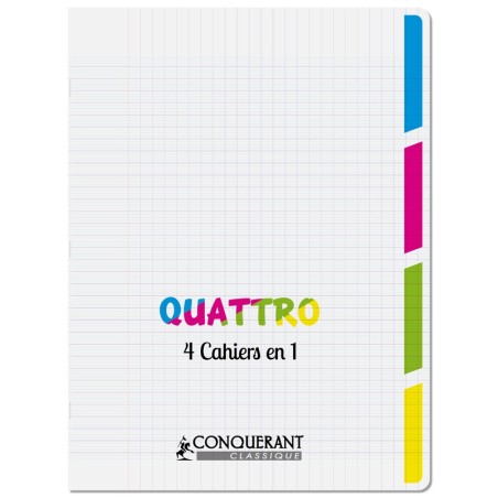 CAHIER 4 EN 1 PP 24X32 96P SÉYÈS
