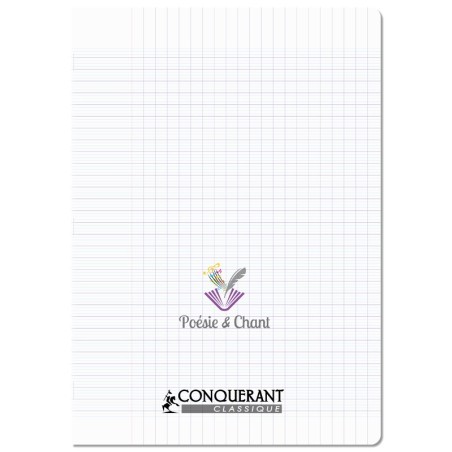CAHIER POÉSIE ET CHANT PP 21X29,7 48P SÉYÈS/UNI 90G PIQURE