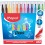 SCHOOLPEP'S LARGE 12 FEUTRES COLORIS ASSORTIS