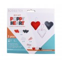 10 KITS 3 CŒURS À COUDRE