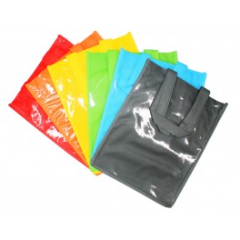 6 SACS TETE BAG NON TISSÉ + FENÊTRE PVC