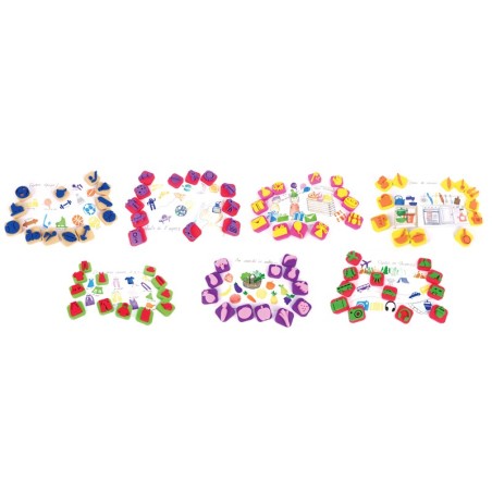 84 MINI TAMPONS 7 THEMES ASSORTIS