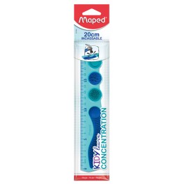 KIDY LEARN CONCENTRATION REGLE 20CM INCASSABLE TEXTUREE