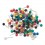 100 EPINGLES DE SIGNALISATION TETE RONDE COLORIS ASSORTIS