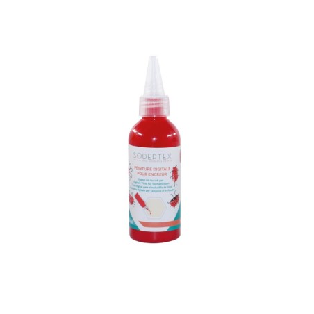1 RECHARGE POUR ENCREUR GEANT ROUGE 80 ML