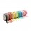 20 RUBANS ADHÉSIFS 7MMX10M COLORIS PASTELS ASSORTIS