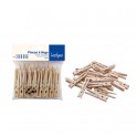 24 PINCES À LIEGE 7CM COLORIS NATUREL