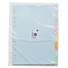 INTERCALAIRES A4 CARTE FORTE 8 POSITIONS COLORIS PASTELS