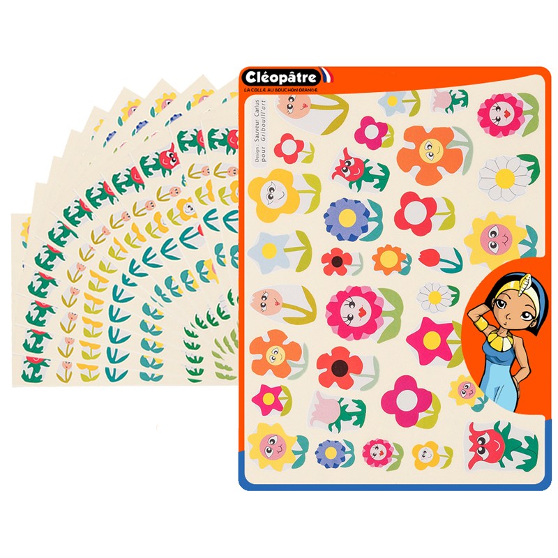 720 GOMMETTES FLEURS