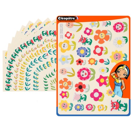 720 GOMMETTES FLEURS