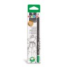 BLACK PENCILS 2H 12 CRAYONS GRAPHITE