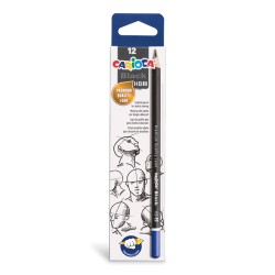 BLACK PENCILS HB 12 CRAYONS GRAPHITE