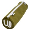 TROUSSE RONDE 22X7,5CM RECYCLEE COLORIS MARRON