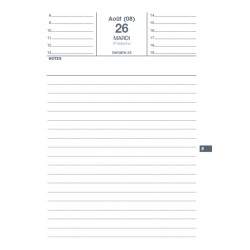 AGENDA JUPITER 12X17CM SEPTEMBRE/SEPTEMBRE