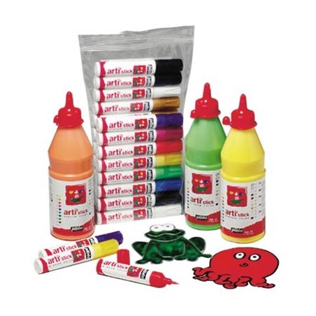 PEINTURE ARTISTICK 75ml effet neige pailletée