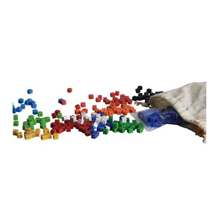 UNICUBES 1CM RE-PLASTIC