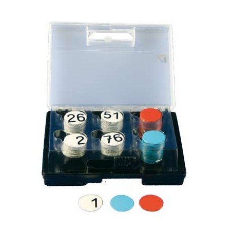 COFFRET JETONS REVERSIBLES MAGNETIQUES