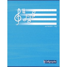 CAHIER MUSIQUE 17x22 48P SÉYÈS/PORTÉE