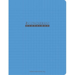 CAHIER PP BLEU 17X22 96P SÉYÈS 90G PIQURE