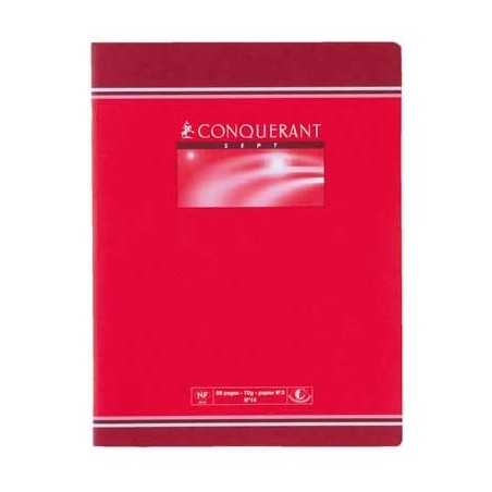 CAHIER 17X22 96P 5X5 70G PIQURE