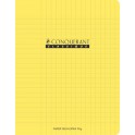 CAHIER PP JAUNE 24X32 96P SÉYÈS 90G PIQURE