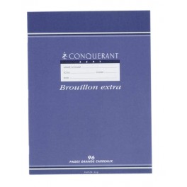 CAHIER BROUILLON 17X22 96P SÉYÈS 56G PIQURE