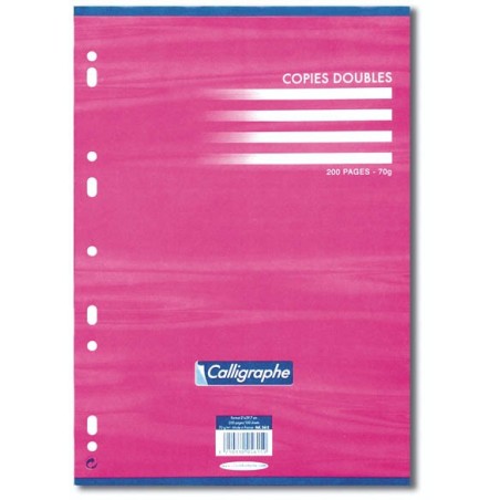 COPIES DOUBLES NON PERFORÉES 21X29,7 200P SEYES 70G BLANC