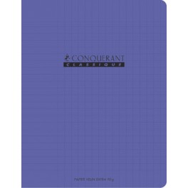 CAHIER PP VIOLET 17X22 32P SÉYÈS 90G PIQURE